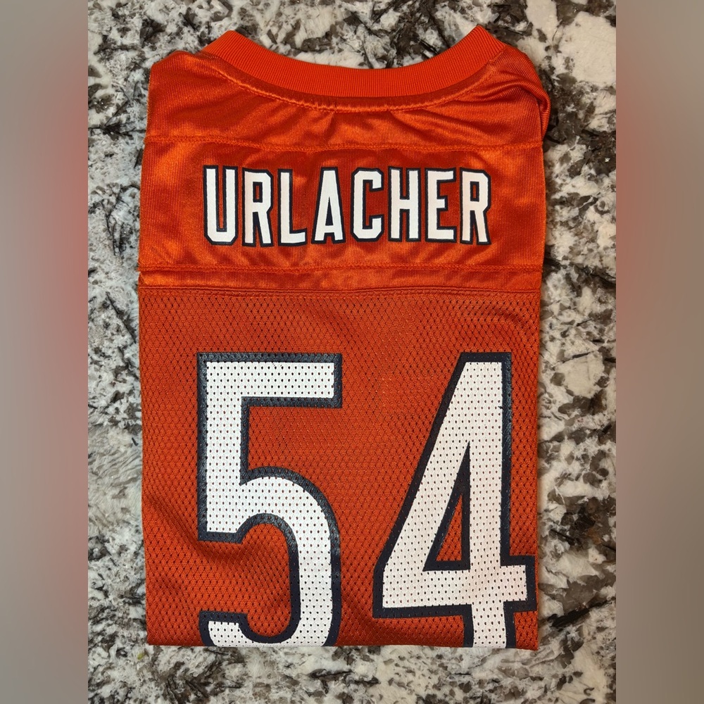 Orange NFL Chicago Bears Brian Urlacher Jersey